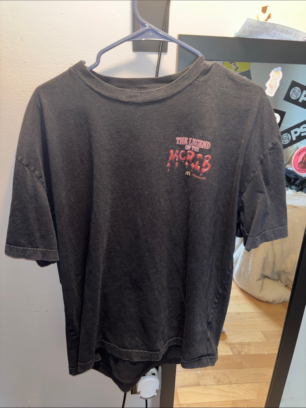 The "legend" of the McRib Hollister shirt